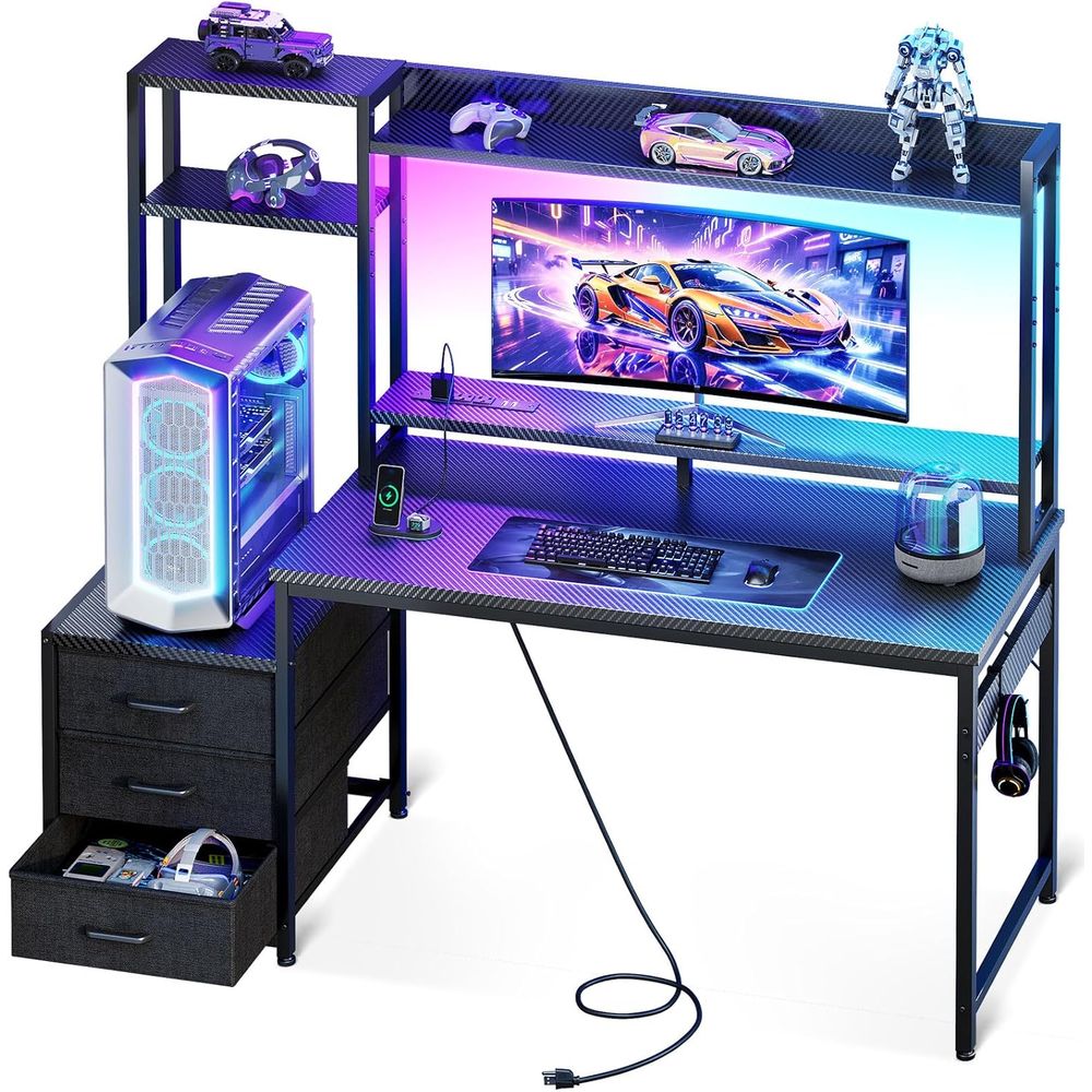 Gaming Desk With Hutch - 48