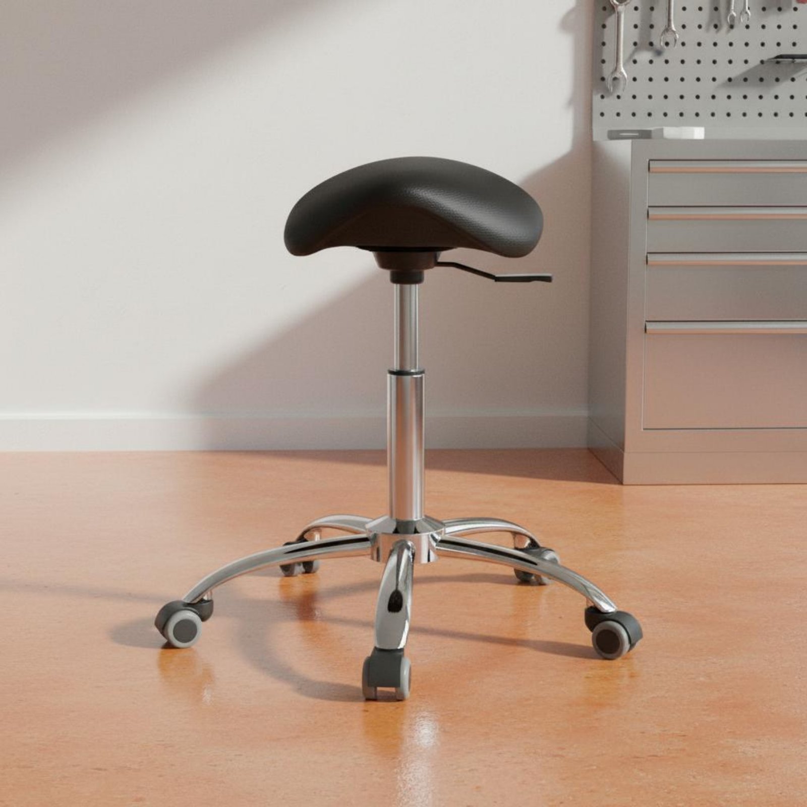 Furniture Chairs For Office - Swivel Saddle Stool Heavy Duty Ergonomic
