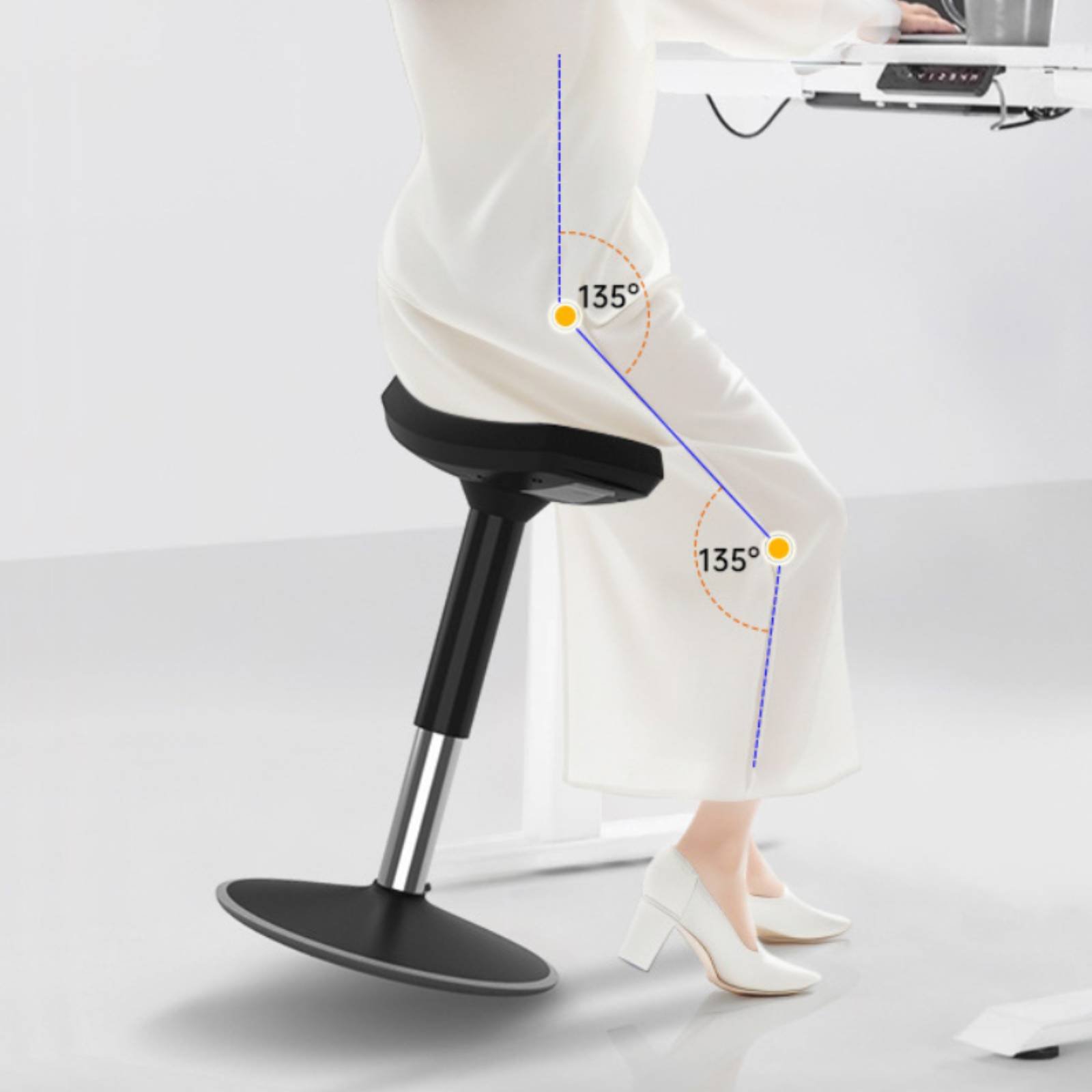 Furniture Chairs For Office - Saddle Stool Comfortable Long Sitting Saddle