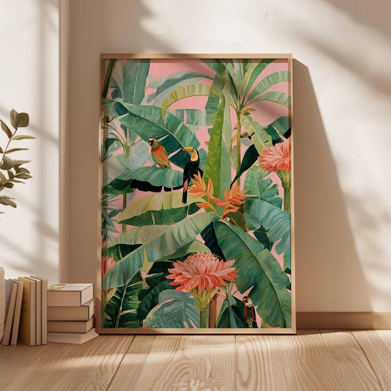 1pc Retro Tropical Canvas Post - Office Furniture Direct recension och pris