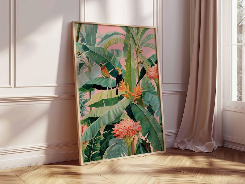 1pc Retro Tropical Canvas Post - Office Furniture Direct recension och pris