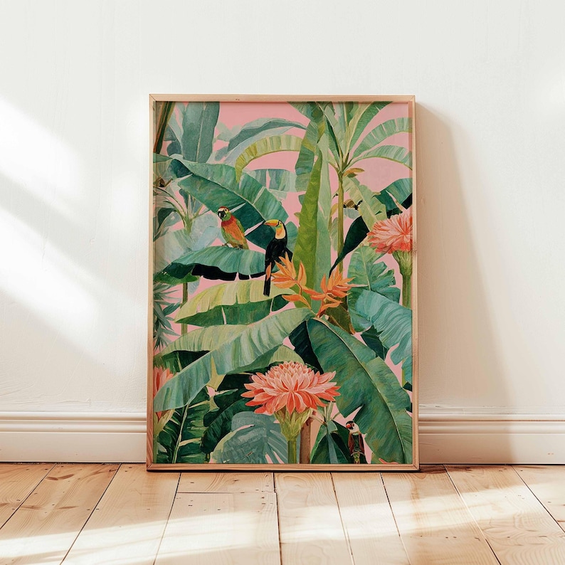 1pc Retro Tropical Canvas Post - Office Furniture Direct recension och pris