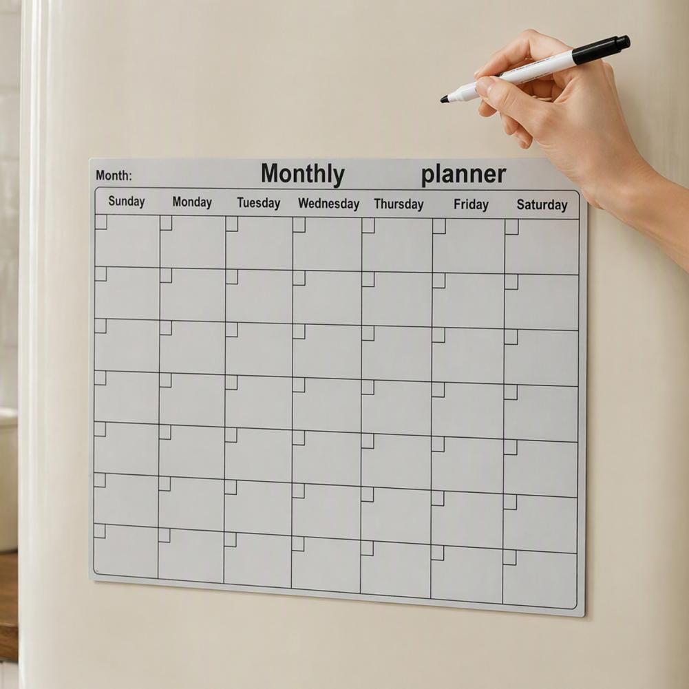 Dry Erase Magnetic Calendar Fo - Magnetic Whiteboard Calendar recension och pris