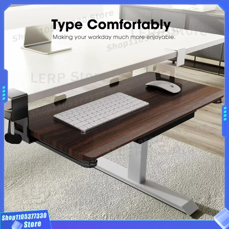C Type Clip On Sliding Keyboar - Keyboard Drawer Under recension och pris