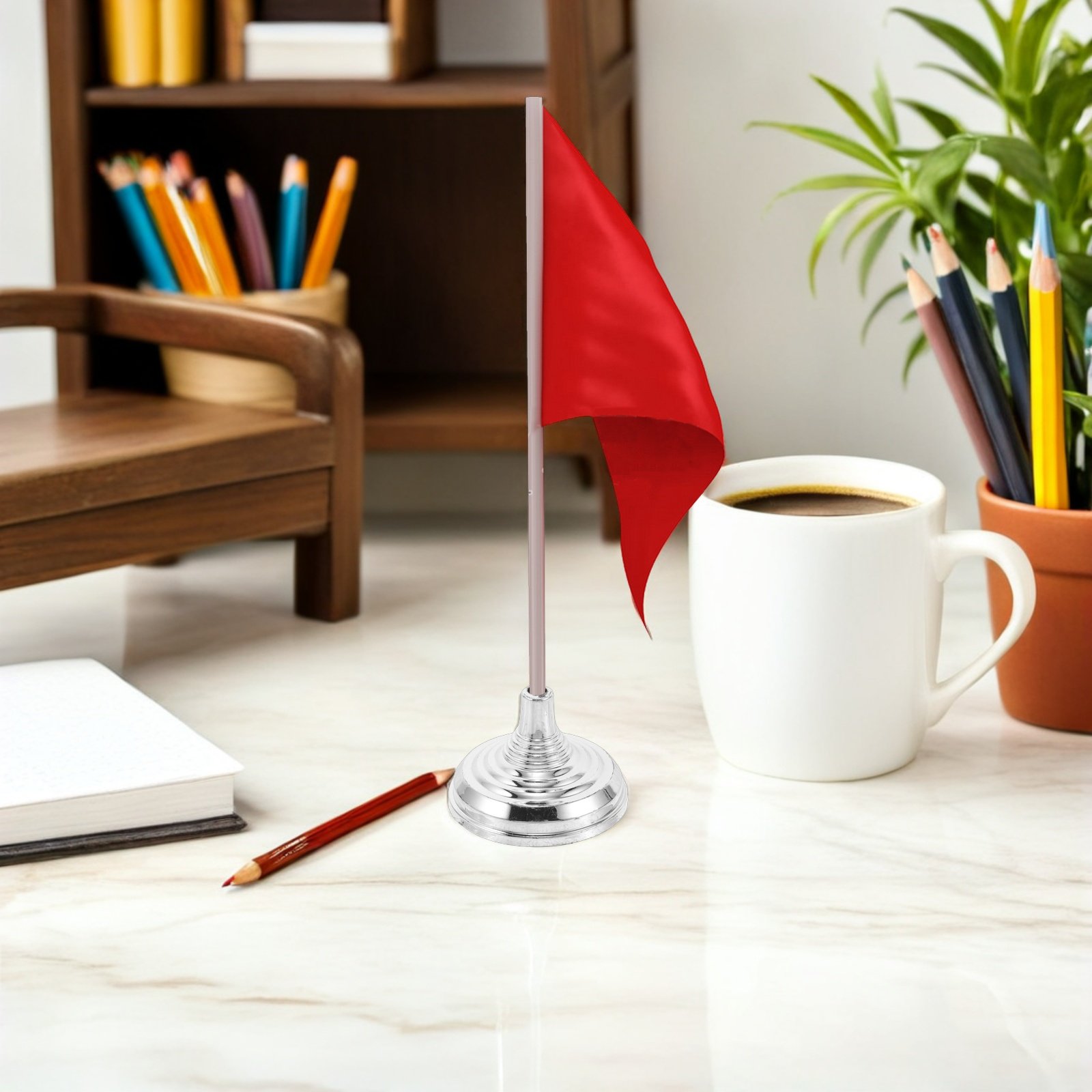 12Pcs Silver Mini Desk Flag St - Office Furniture Ideas recension och pris