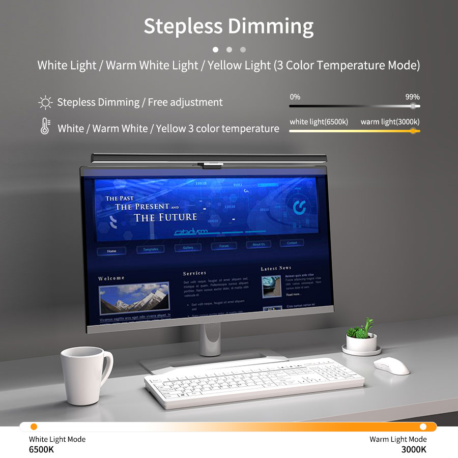 50cm LED Monitor Light Bar Scr - Office Furniture Ideas recension och pris