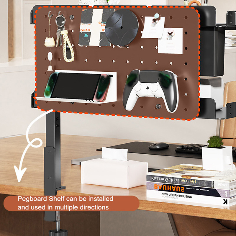 Clamp-on 14 inch Above Below D - Gaming Desk With Hutch recension och pris