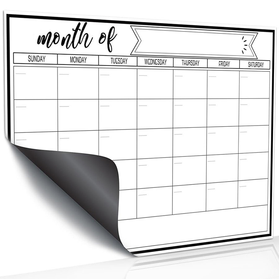 Fridge Magnetic Whiteboard Sti - Magnetic Whiteboard Calendar recension och pris