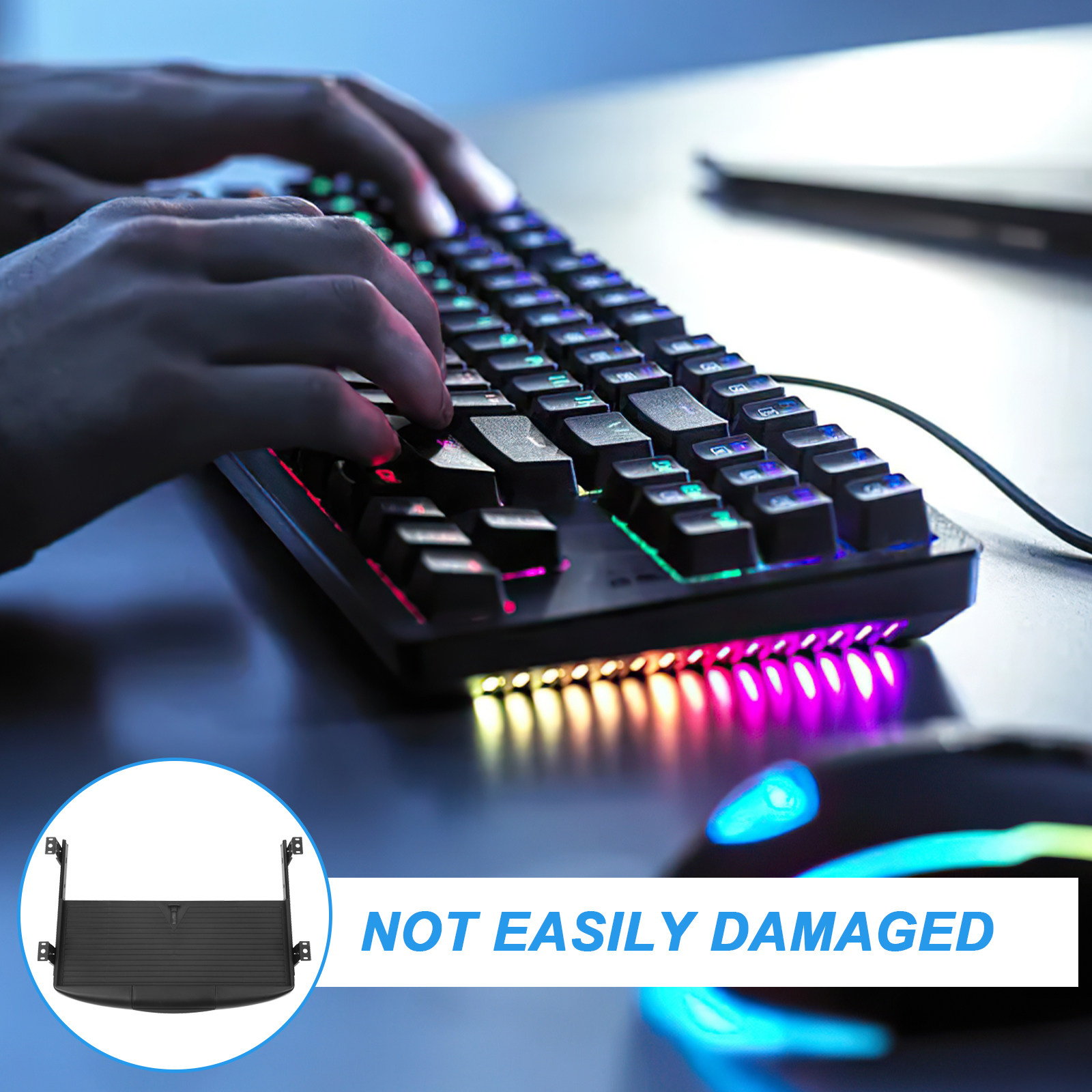 Keyboard Tray Double Layer Dra - Keyboard Drawer Under recension och pris