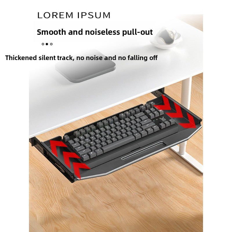 Thickened desk base support si - Keyboard Drawer Under recension och pris