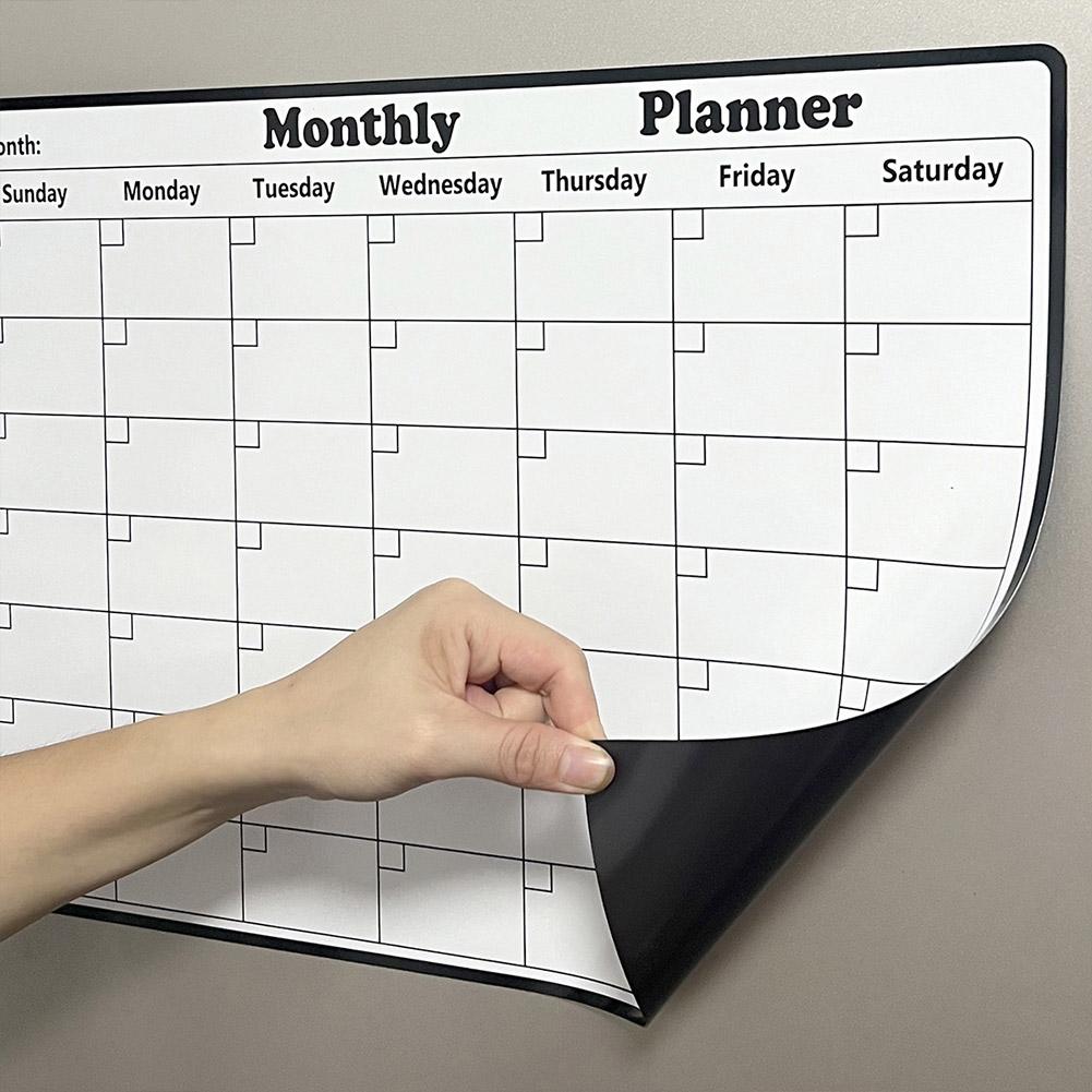 Stylish Magnetic Dry Erase Cal - Magnetic Whiteboard Calendar recension och pris