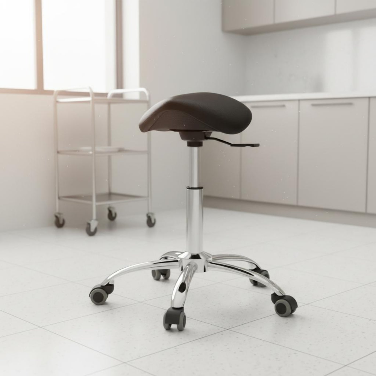 Swivel Saddle Stool Heavy Duty - Furniture Chairs For Office recension och pris