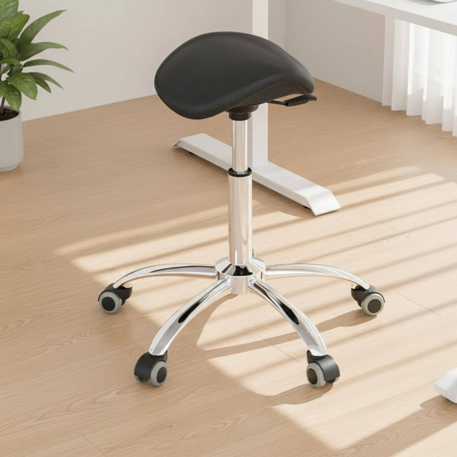 Swivel Saddle Stool Heavy Duty - Furniture Chairs For Office recension och pris