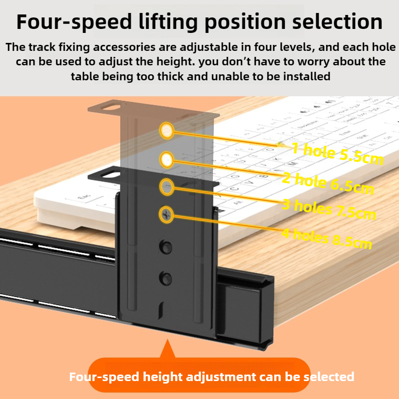 Under Desk Keyboard Tray Slide - Keyboard Drawer Under recension och pris