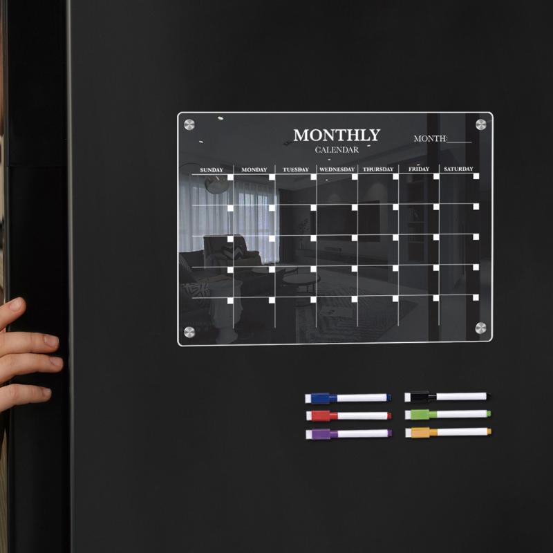 [k]Dry Erase Board Acrylic Mag - Magnetic Whiteboard Calendar recension och pris