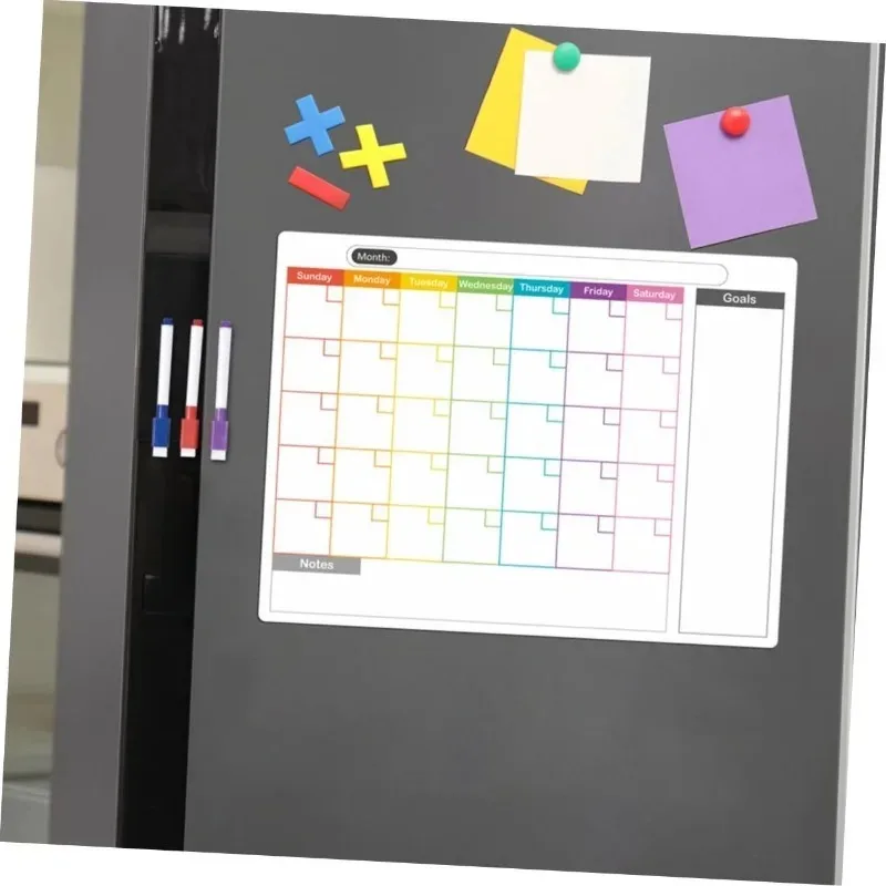 Fridge Magnetic Calendar Board - Magnetic Whiteboard Calendar recension och pris