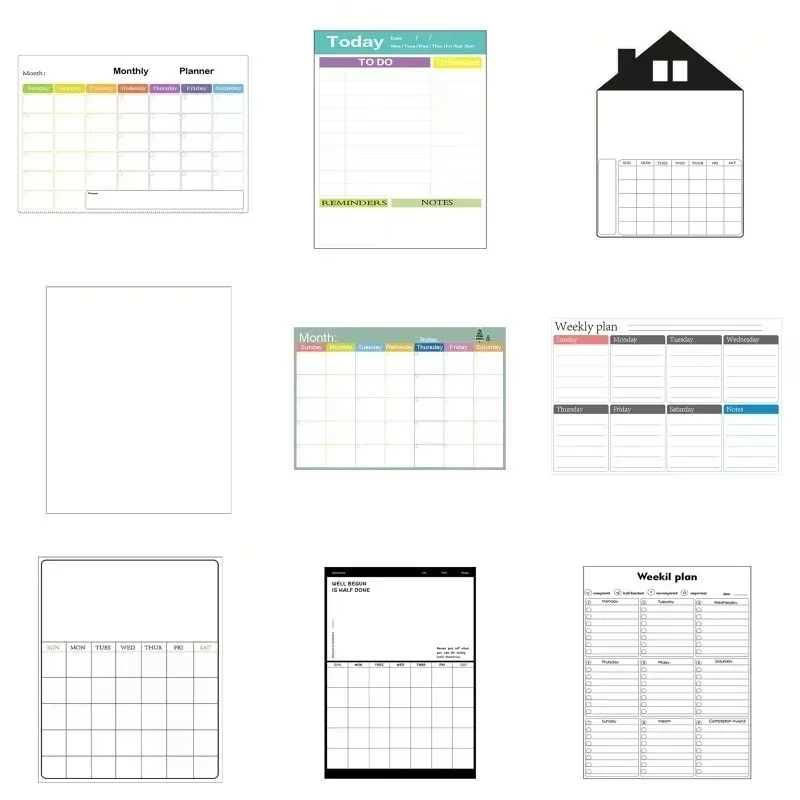 Fridge Magnetic Calendar Board - Magnetic Whiteboard Calendar recension och pris