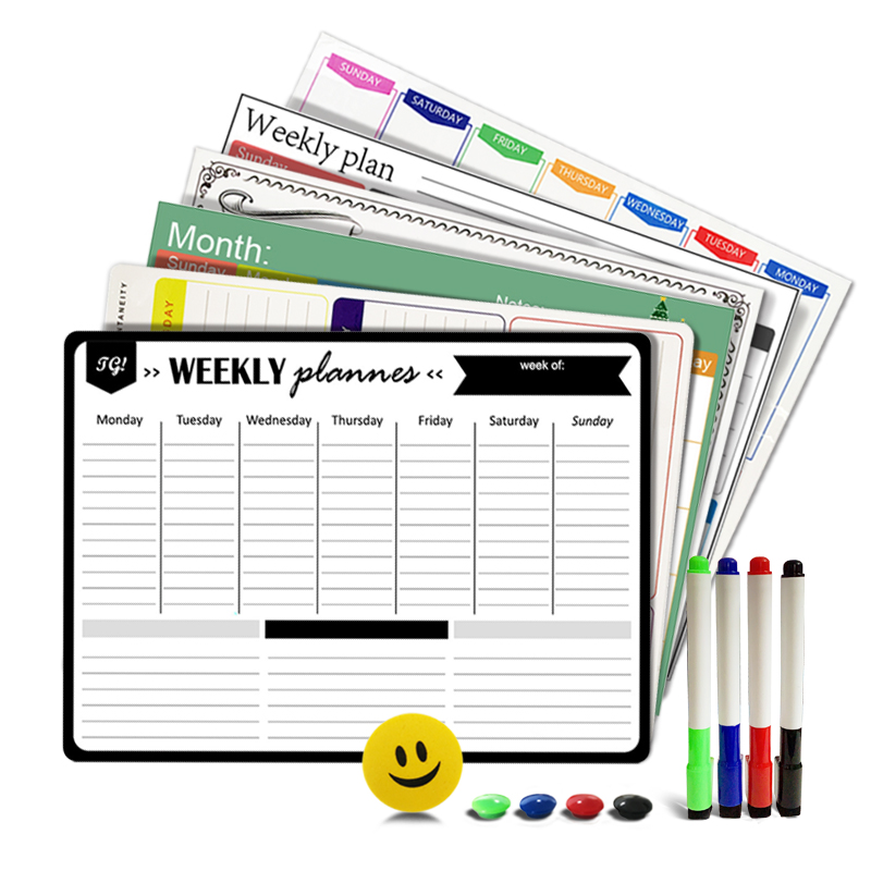 A3 Magnetic Weekly & Monthly P - Magnetic Whiteboard Calendar recension och pris