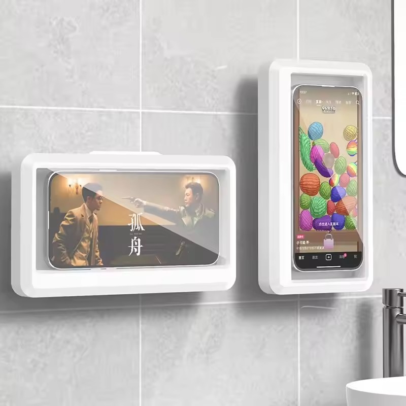 Bathroom Waterproof Phone Hold - Wall Organizer Pocket recension och pris