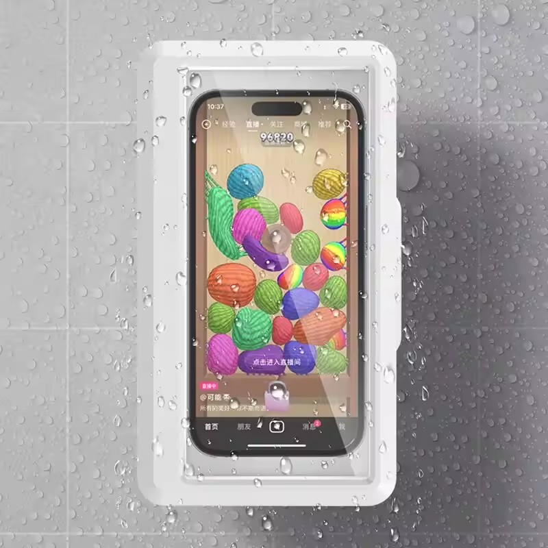 Bathroom Waterproof Phone Hold - Wall Organizer Pocket recension och pris
