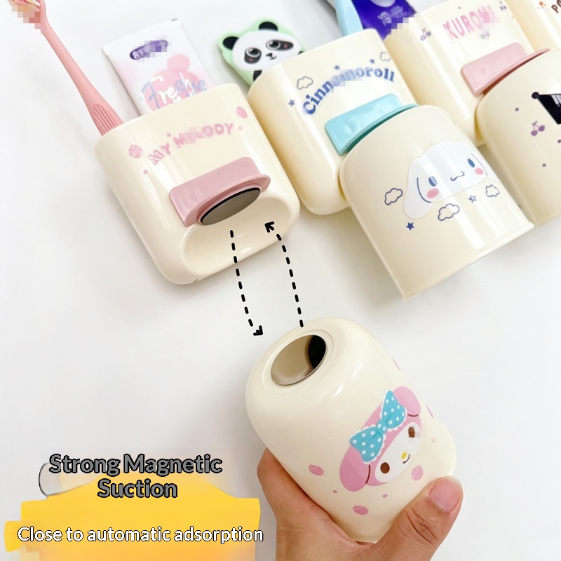 Kuromi Toothbrush Holder Cute  - Wall Organizer Pocket recension och pris