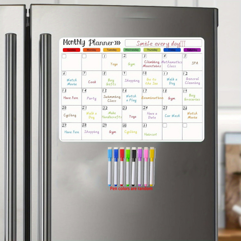Large Size Magnetic Dry Erase  - Magnetic Whiteboard Calendar recension och pris