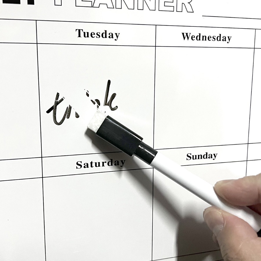 Erasable Week Plan Schedule Ca - Magnetic Whiteboard Calendar recension och pris