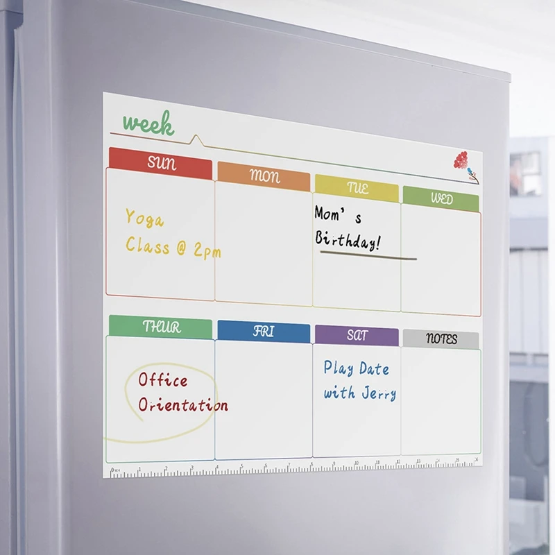 Daily Week Month Plan Magnetic - Magnetic Whiteboard Calendar recension och pris