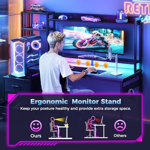 48 Inch Gaming Desk with Hutch - Gaming Desk With Hutch recension och pris