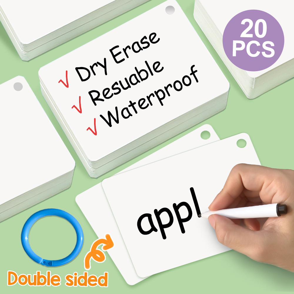 20Pcs White Board Dry Erase Bo - Magnetic Whiteboard Calendar recension och pris