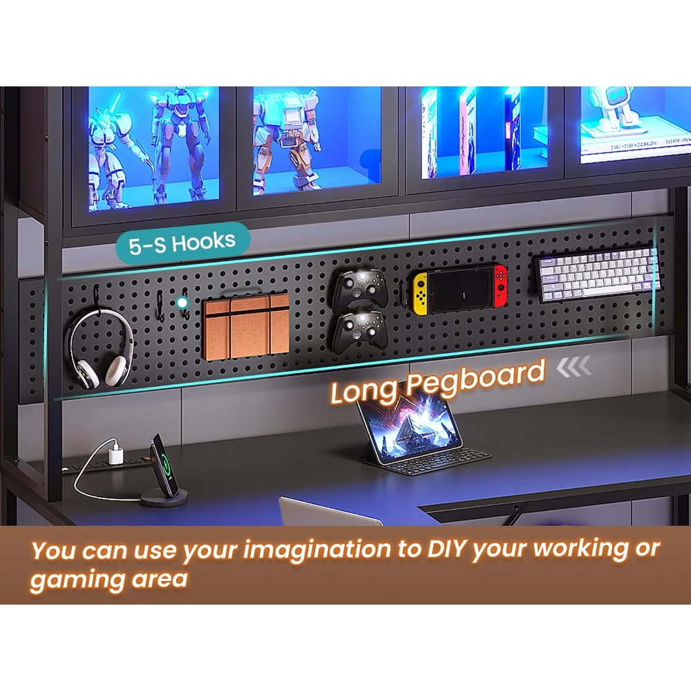 L Shaped Gaming Desk with Draw - Gaming Desk With Hutch recension och pris